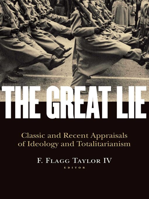 Title details for The Great Lie by F. Flagg Taylor - Wait list
